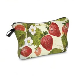 Cosmetic Pouch for Women, Waterproof Makeup Bags Roomy Toiletry Pouch Portable Washing Bag Adorable Travel Accessories Gifts (Strawberry) Cosmetic Pouch for Women, Waterproof Makeup Bags Roomy Toiletry Pouch Portable Washing Bag Adorable Travel Accessories Gifts (Strawberry)
