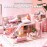 Flever Dollhouse Miniature DIY House Kit Creative Room with Furniture for Romantic Artwork Gift (Meeting Your Sweet)