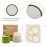 Minasuki 20 Pack Reusable Makeup Remover Pads - Bamboo Reusable Cotton Rounds for Toner, Washable Pads for All Skin Types with Cotton Laundry Bag