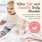 The Wee Bean Organic Cotton and Rayon derived from Bamboo Baby Swaddle Muslin Blanket (Dim Sum)
