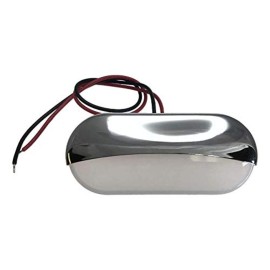 Pactrade Marine RV Daylight White LED Utility Courtesy Light 12V 0.4W SS304 18LM