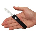 The AutoComb - Keychain Multitool with OTF Fidget Toy, Pocket Comb, and Double-Action Metal Key Chain for Hair and Beard Grooming - VM Tools