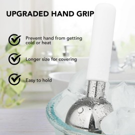 Floraison Unbreakable Stainless Steel Magic Cooling Beauty Facial Sticks for Face, Neck & Body Cryo Sticks & Cold Roller for face Puffiness & Wrinkles, Wine-Chilling Wands