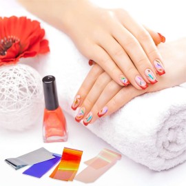 Maitys 40 Pieces Glass Paper Nail Design Sticker Decal Iridescent Shinning Reflective Mirror Design Broken Glass Nail Stickers 20 Colors Maitys 40 Pieces Glass Paper Nail Design Sticker Decal Iridescent Shinning Reflective Mirror Design Broken Glass Nail Stickers 20 Colors