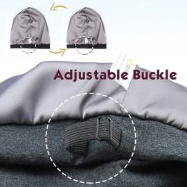 Satin Lined Sleep Cap for Men with Curly Hair Dreadlocks