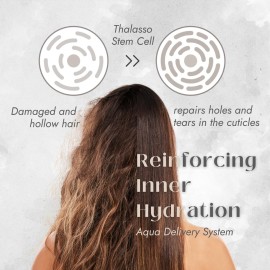 8 THE THALASSO Natural Hair Conditioner for Normal to Oily Hair Women & Men, Moisturizing Hair Care with Organic Stem Cell & Deep Sea Water from Japan, Silicone & Sulfate Free, SMOOTH, 16.06 Fl Oz