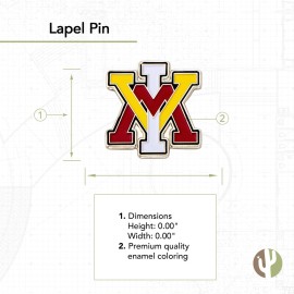 Desert Cactus Virginia Military Institute Lapel Pins VMI Keydets Logo Enamel Made of Metal (Pin A)