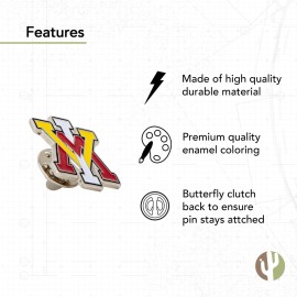 Desert Cactus Virginia Military Institute Lapel Pins VMI Keydets Logo Enamel Made of Metal (Pin A)