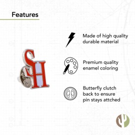 Desert Cactus Sam Houston State University Lapel Pins SHSU Bearkats Logo Enamel Made of Metal (Pin A)