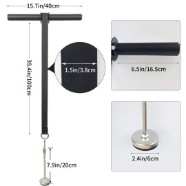 Wrist and Forearm Blaster, Muscle Strength Wrist Roller & Forearm Roller for Training with Soft Foam Grip Handles, Weight-Bearing Rope Training Fitness Equipment Anti-Slip for Gym and Home