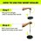 Wrist and Forearm Blaster, Muscle Strength Wrist Roller & Forearm Roller for Training with Soft Foam Grip Handles, Weight-Bearing Rope Training Fitness Equipment Anti-Slip for Gym and Home