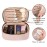 Teamoy Travel Makeup Brush Case, Professional Cosmetic Artist Organizer Case with Handle for Makeup Brushes(up to 7-inch) and Essentials, Small, Misty Rose(BAG ONLY)