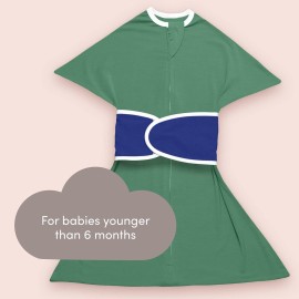 SleepingBaby Zipadee-Zip Snuggle Strap - Wearable Blanket Accessory for Transition Swaddle - One Size, Navy