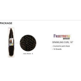 Freetress Sparkling Curl 18 (1 Jet Black)