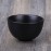 Vintage Design Handmade Pottery Shaving Bowl Thicken Ceramic Soap Dish Black 4.5 (Black)