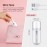 Mudder 4 Pcs Nano Facial Mister Handy Nano Mist Sprayer 30ml Visual Water Tank Portable Face Steamer Mini USB for Lash Extensions, Skin Care, Makeup(Black, Red, Blue, White)