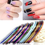 Nail Striping Tape Line 30 Colors Nail Tape Striping Tape Line Nail Art Decoration Stickers Nail Art Decoration Sticker DIY Nail Tip