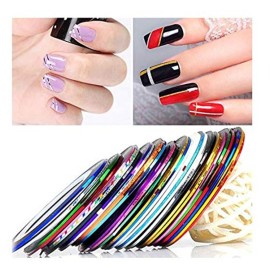 Nail Striping Tape Line 30 Colors Nail Tape Striping Tape Line Nail Art Decoration Stickers Nail Art Decoration Sticker DIY Nail Tip