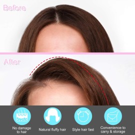 6pcs Volumizing Hair Root Clips, Magicalmai Instant Volume Clip Upgrade Natural Fluffy Volumizer Clips for Women Girls Thin Curly Styling with 2pcs Roller Tools- Pink & Blue 6pcs Volumizing Hair Root Clips, Magicalmai Instant Volume Clip Upgrade Natural Fluffy Volumizer Clips for Women Girls Thin Curly Styling with 2pcs Roller Tools- Pink & Blue