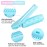 6pcs Volumizing Hair Root Clips, Magicalmai Instant Volume Clip Upgrade Natural Fluffy Volumizer Clips for Women Girls Thin Curly Styling with 2pcs Roller Tools- Pink & Blue
