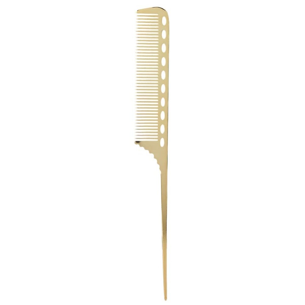 Gold Metal Comb,Tail Pin Tail Comb, Portable Rat Tail Comb Aluminum Pintail Comb Hair Barber Comb Teasing Combs For Men (3 Pack) (Gold) Gold Metal Comb,Tail Pin Tail Comb, Portable Rat Tail Comb Aluminum Pintail Comb Hair Barber Comb Teasing Combs For Men (3 Pack) (Gold)