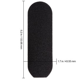 PANA 40 Pieces Large Black Pedi File Refill for Stainless Steel Foot File Sanding Foot Rasp - Easy Strip Peel Pedicure Refill Pads - Grit 80 PANA 40 Pieces Large Black Pedi File Refill for Stainless Steel Foot File Sanding Foot Rasp - Easy Strip Peel Pedicure Refill Pads - Grit 80