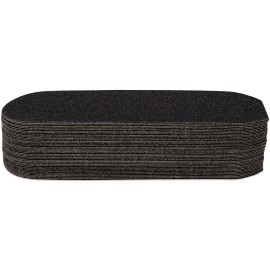 PANA 40 Pieces Large Black Pedi File Refill for Stainless Steel Foot File Sanding Foot Rasp - Easy Strip Peel Pedicure Refill Pads - Grit 80 PANA 40 Pieces Large Black Pedi File Refill for Stainless Steel Foot File Sanding Foot Rasp - Easy Strip Peel Pedicure Refill Pads - Grit 80