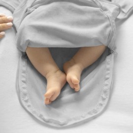 SwaddleMe by Ingenuity Easy Change Baby Swaddle in Size Small/Medium, 0-3 Months, 7-14 Pounds, 3-Pack with Easy Change Zipper - Peekaboo Panda