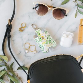 VENTURED LIVING Hand Sanitizer Holder Keychain - Premium Vegan Leather & Leakproof Empty 1 oz Bottles - Mini Travel Keychain Holder for Backpack & Purse (Floral Set of 2) VENTURED LIVING Hand Sanitizer Holder Keychain - Premium Vegan Leather & Leakproof Empty 1 oz Bottles - Mini Travel Keychain Holder for Backpack & Purse (Floral Set of 2)