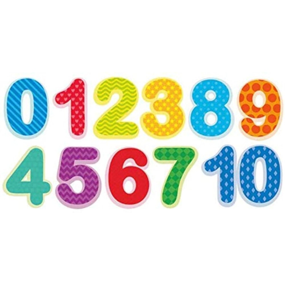 Numbers Wall Decals for Kids Home Playroom Learning Decor, Large Numbers Wall Stickers for Kids Classroom Educational Decor -Orange Can