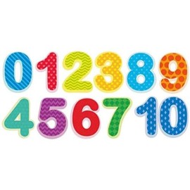 Numbers Wall Decals for Kids Home Playroom Learning Decor, Large Numbers Wall Stickers for Kids Classroom Educational Decor -Orange Can