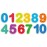 Numbers Wall Decals for Kids Home Playroom Learning Decor, Large Numbers Wall Stickers for Kids Classroom Educational Decor -Orange Can