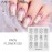 KADS 5pcs Nail Stamp Plates Set - Art Stamping Plate with Leaves, Flowers, Animal Designs