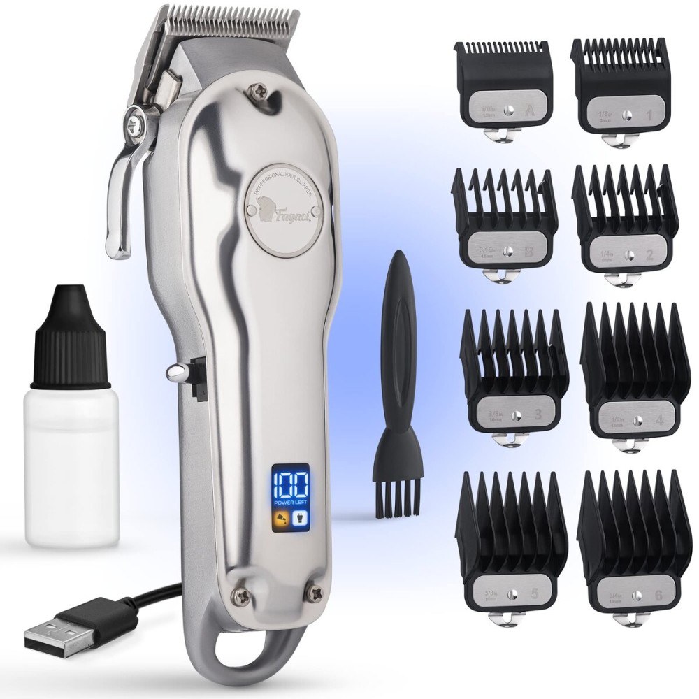 Fagaci Professional Hair Clippers with Extremely Fine Cutting, Cordless Hair Trimmer for Men & Women, Barber Clippers for Salon & Home Use Fagaci Professional Hair Clippers with Extremely Fine Cutting, Cordless Hair Trimmer for Men & Women, Barber Clippers for Salon & Home Use