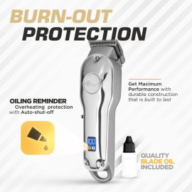 Fagaci Professional Hair Clippers with Extremely Fine Cutting, Cordless Hair Trimmer for Men & Women, Barber Clippers for Salon & Home Use Fagaci Professional Hair Clippers with Extremely Fine Cutting, Cordless Hair Trimmer for Men & Women, Barber Clippers for Salon & Home Use