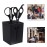 Scissor Holder,Professional Salon Hairdressing Barber Combs Clamps Scissors Holder Stand Tool(Black)