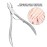 Cuticle Trimmer, Stainless Steel Cuticle Nippers Nail Dead Skin Clipper Professional Cuticle Scissors Nail Care Tool for Nail Art Salon and Home Manicure Pedicure