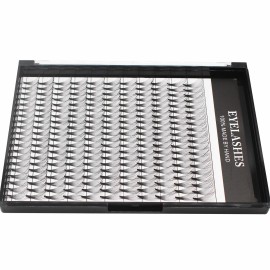 Bodermincer Large Tray 20D Premade Russian Volume Fans Eyelashes Long Stem Lash Pre made Eyelash Extensions Supplies (12MM)