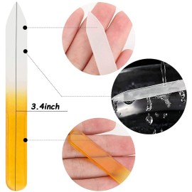 42PCS Glass Nail Files Double Sided Crystal File Manicure Tool for Nail Care 42PCS Glass Nail Files Double Sided Crystal File Manicure Tool for Nail Care