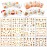 TailaiMei 60 Sheets Fall Water Transfer Nail Art Stickers Decals, Thanksgiving Autumn Nail Decorations, Design for Maple Leaves Pumpkin Turkey (1178 Pcs)