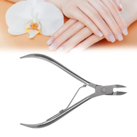 Cuticle Nippers, Stainless Steel Nail Dead Skin Clipper Portable Toe Pliers Cuticle Scissors Manicure Pedicure Tool for Fingernails and Toenails