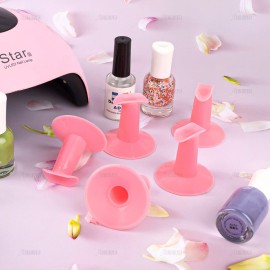 AUEAR, 10 Pack Plastic Finger Stand Support Rest Holder for Nail Art Design Painting Salon