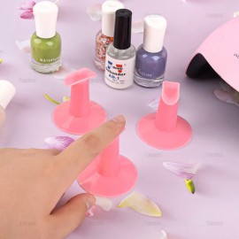 AUEAR, 10 Pack Plastic Finger Stand Support Rest Holder for Nail Art Design Painting Salon
