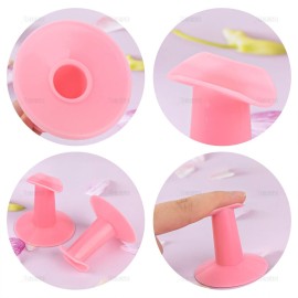 AUEAR, 10 Pack Plastic Finger Stand Support Rest Holder for Nail Art Design Painting Salon