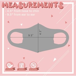 Kid\'s Face Protective Gear Washable and Reusable Unicorn Kitty Animal Themed (Girl_4set)