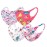 Kid\'s Face Protective Gear Washable and Reusable Unicorn Kitty Animal Themed (Girl_4set)