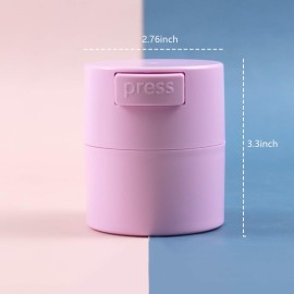AUEAR, Eyelash Glue Storage Tank Lash Extension Organizers Activated Carbon Sealed Jar Leak Proof Container Cylinder (Pink) AUEAR, Eyelash Glue Storage Tank Lash Extension Organizers Activated Carbon Sealed Jar Leak Proof Container Cylinder (Pink)