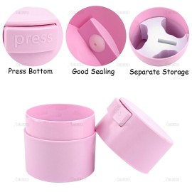 AUEAR, Eyelash Glue Storage Tank Lash Extension Organizers Activated Carbon Sealed Jar Leak Proof Container Cylinder (Pink) AUEAR, Eyelash Glue Storage Tank Lash Extension Organizers Activated Carbon Sealed Jar Leak Proof Container Cylinder (Pink)