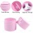 AUEAR, Eyelash Glue Storage Tank Lash Extension Organizers Activated Carbon Sealed Jar Leak Proof Container Cylinder (Pink)