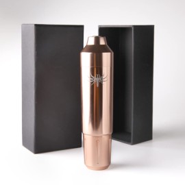 DGT Blade Cartridge Rotary Tattoo Machine Pen with with Japanese Brushless Motor and RCA cord (Golden)